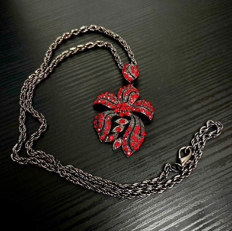 Винтажная бижутерия, колье, серьги, кольцо