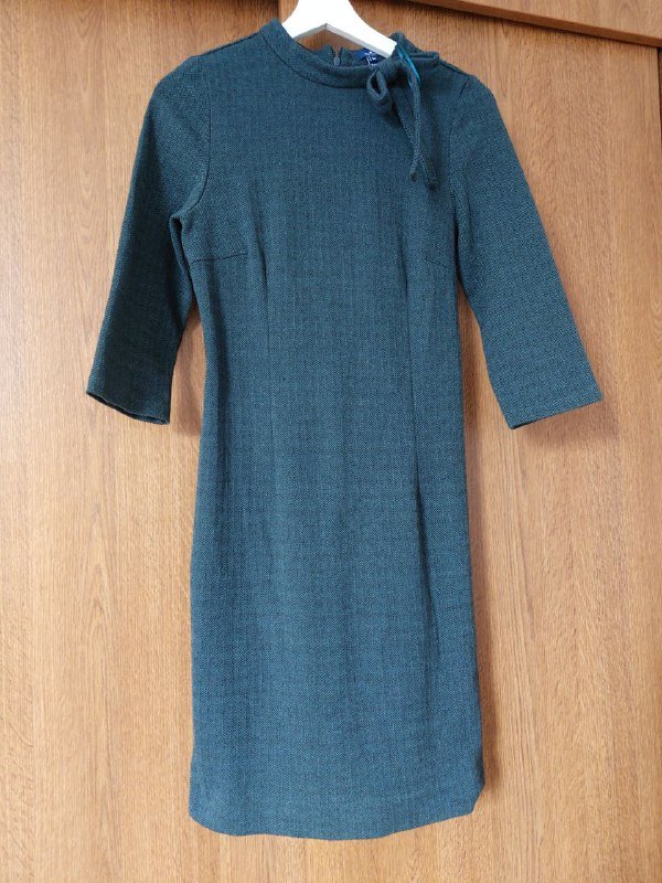 Платье шифоновое Zara, платье тёплое Tom Tailor 2