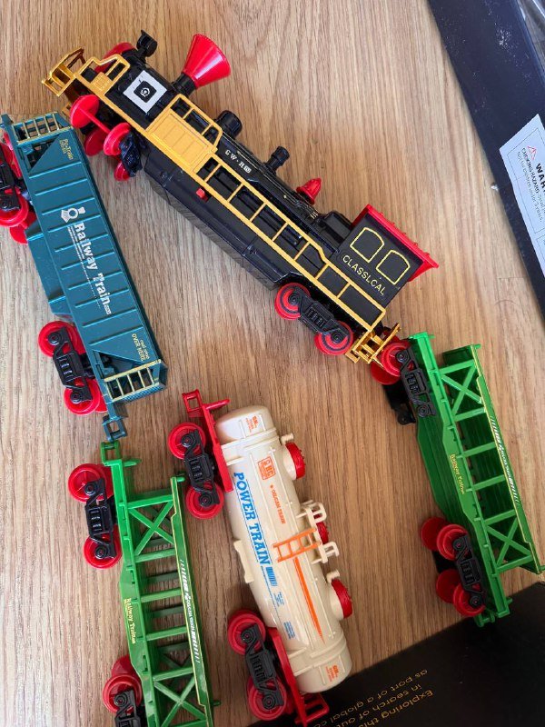 Игрушечный детский поезд Classical Train с рельсами и вагонами 2