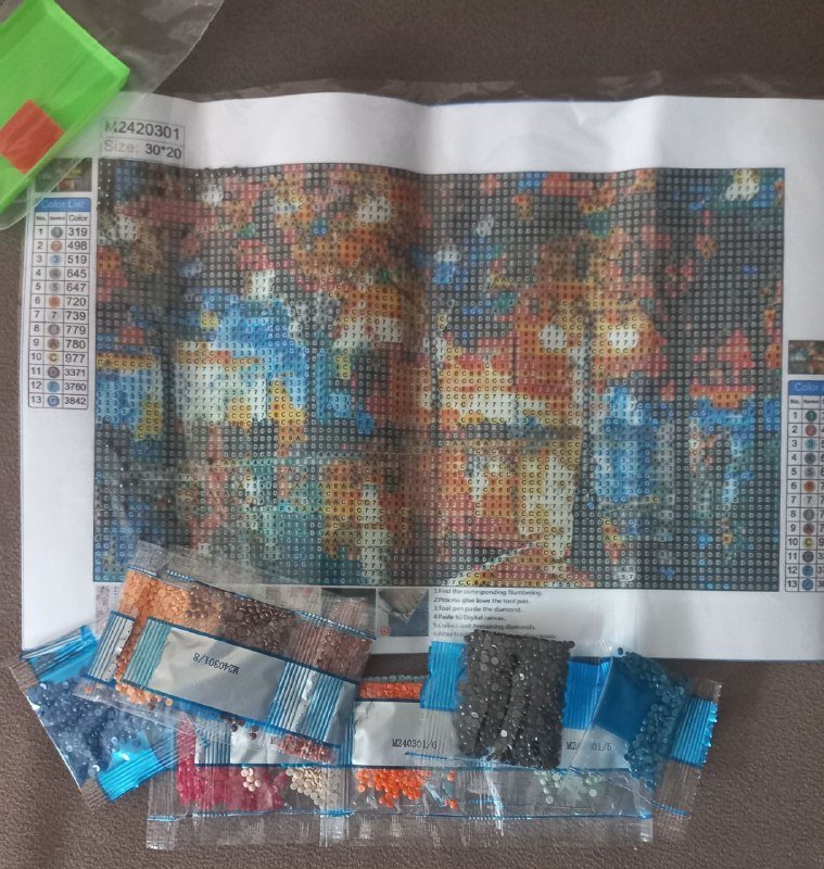 Набор для алмазной вышивки город