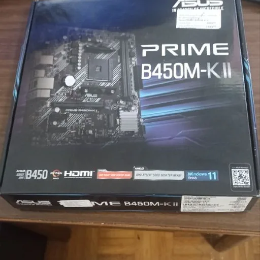 Новая материнская плата Asus B450M-K II