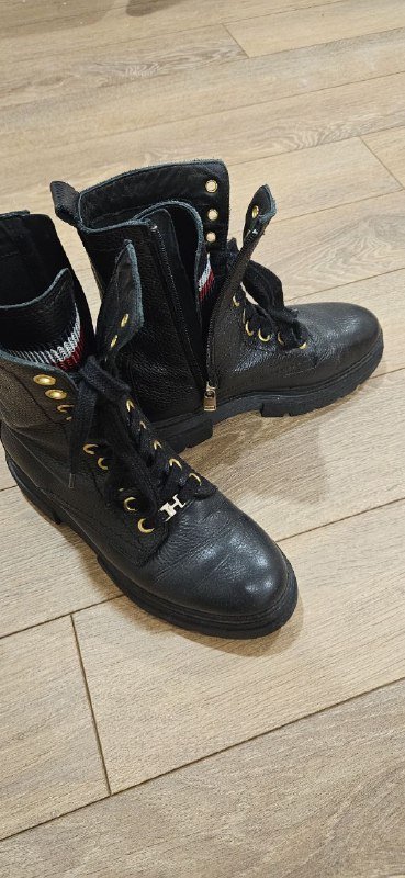 Ботинки Tommy Hilfiger натуральная кожа 39 размер 1