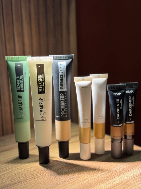 Тональные кремы, базы, тоник, масло, консилеры, палетка теней 2
