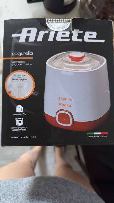 Йогуртница Ariete полный комплект с инструкцией и упаковкой