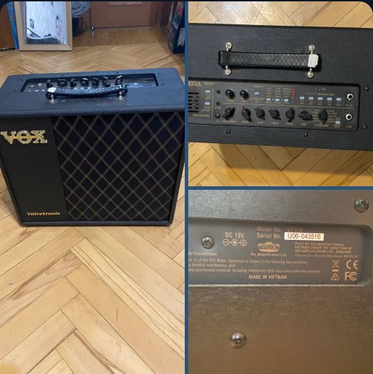 Усилитель гитарный VOX VT40X мощность 40 Вт