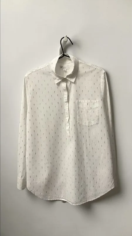 Белая женская рубашка GAP 1