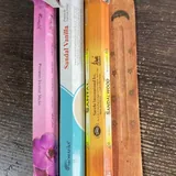 Масла, холсты, благовония, бокалы, книга, подставка для ноутбука 2