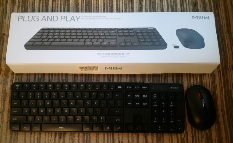 Беспроводной комплект клавиатура и мышь Xiaomi MIIIW