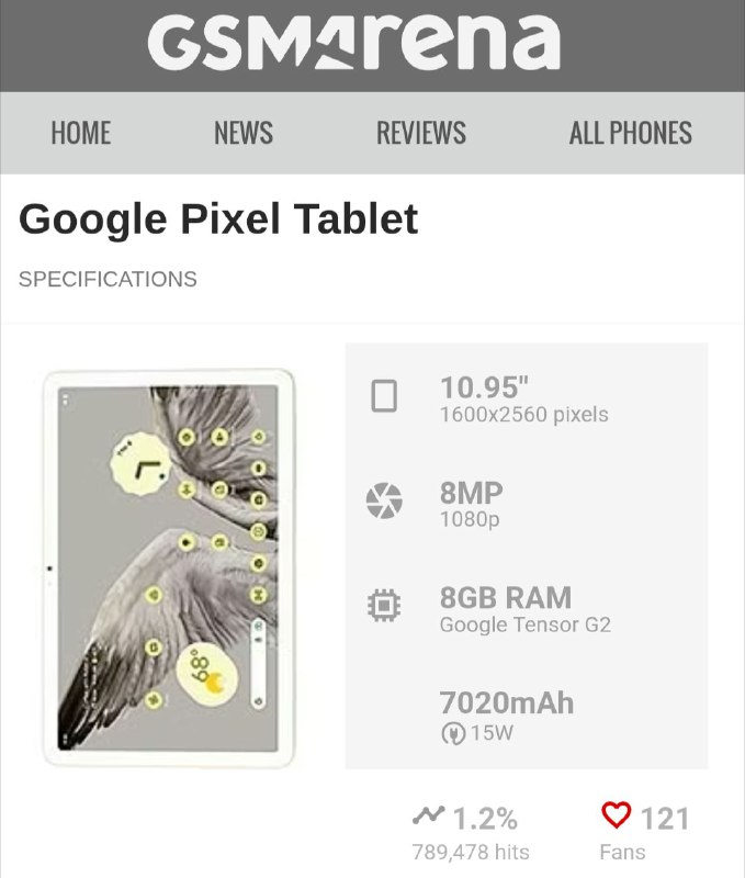 Google Pixel Tablet