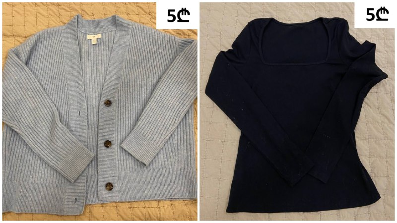 Джинсы Mom, куртка Reserved, пальто Koton, кардиган H&M, кофточки SHEIN и др. 3