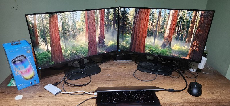 2 монитора AOC 24'