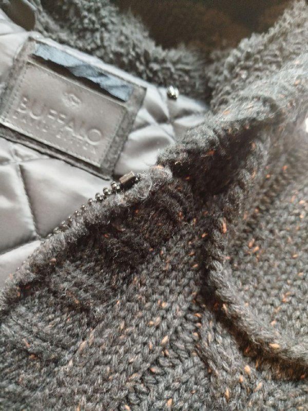 Теплая вязаная мужская куртка Buffalo L 3