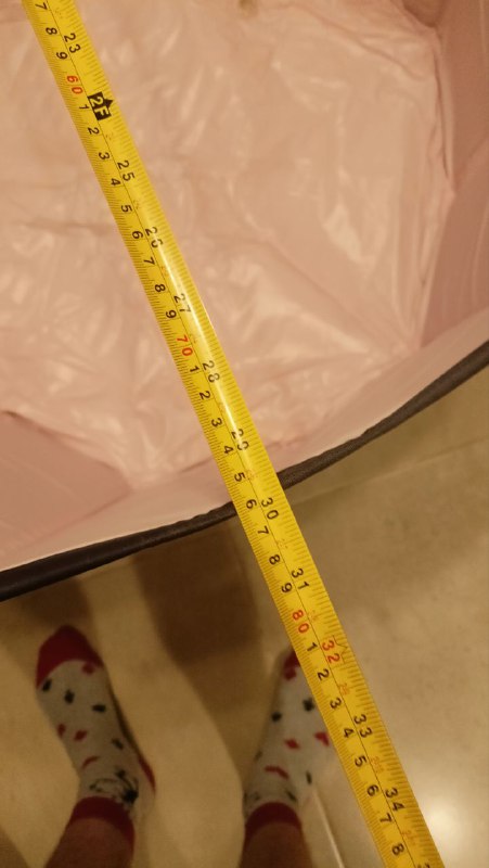 Складная ванна диаметром 70см 9