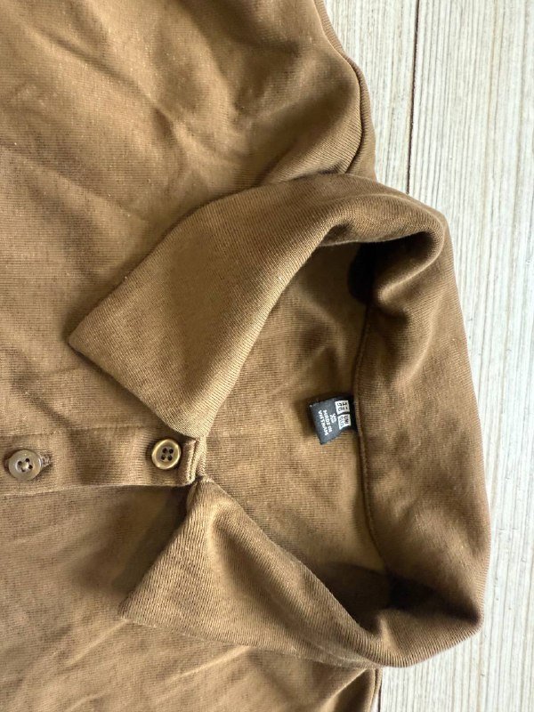 Поло Uniqlo два коричневое и голубое 3