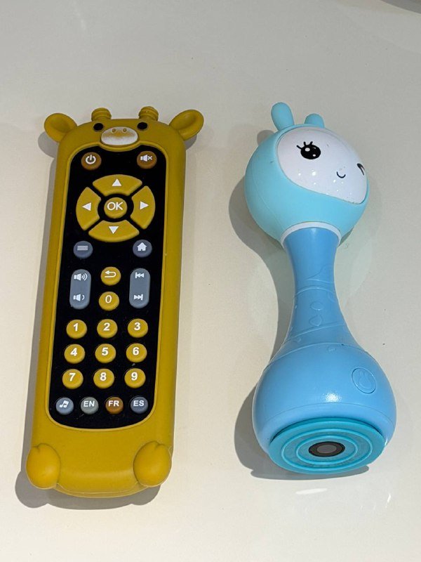 Детский ортопедический коврик, зайка Алило, пульт-прорезыватель 5