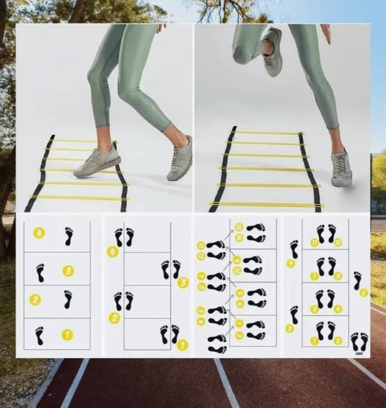 Координационная лестница 6 метров с чехлом 4