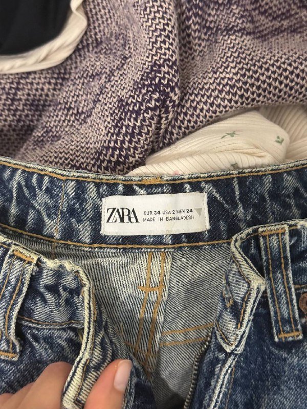 карго Страдивариус джинсы Zara джинсы 7