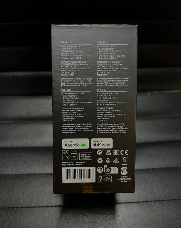 Marshall Major 5 наушники 3