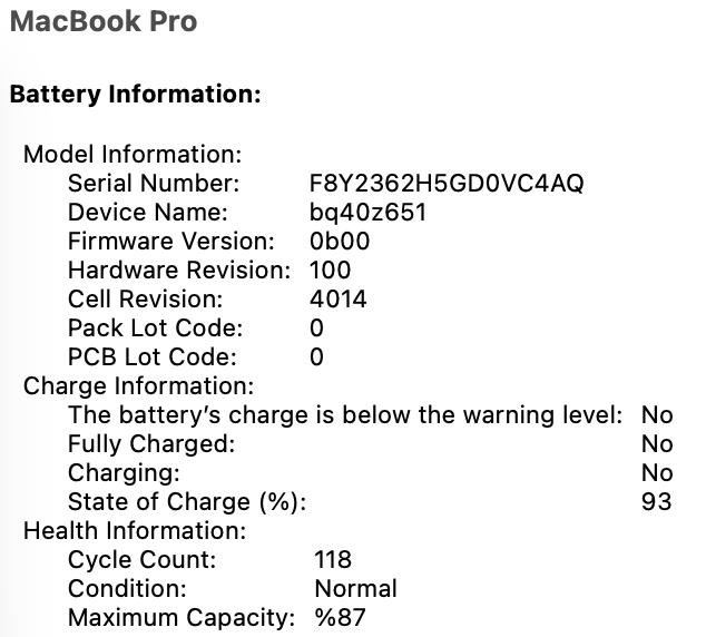 Macbook Pro 16 M2 Pro 16GB 512GB 5