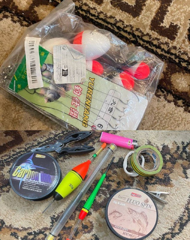 Рыбацкий набор для начинающих: удочки, сумка, кресло, костюм, снасти 8