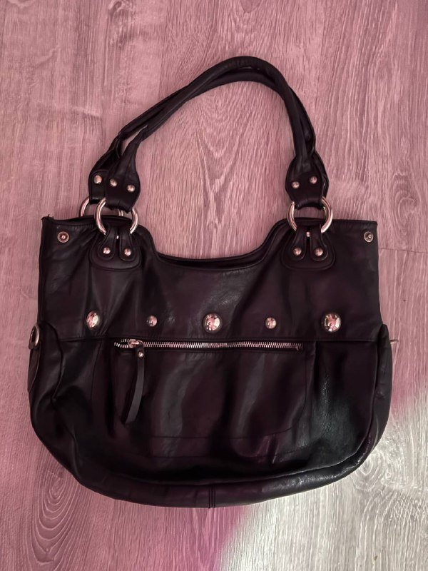 Винтажная сумка из натуральной кожи