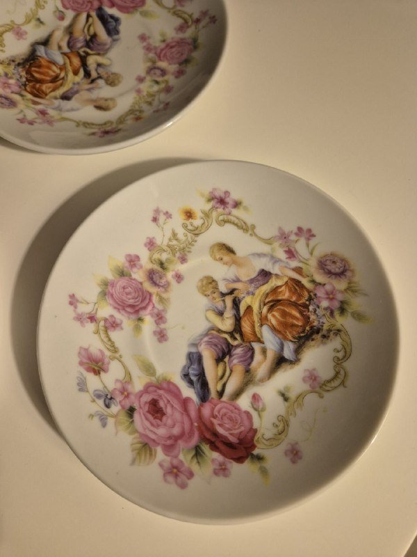 Блюдца от чайного сервиза, 6 шт. 3