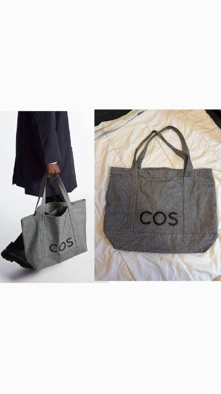 COS tote bag, Zara tote bag, H&M tote bag, Arket tote bag, Weekday tote bag