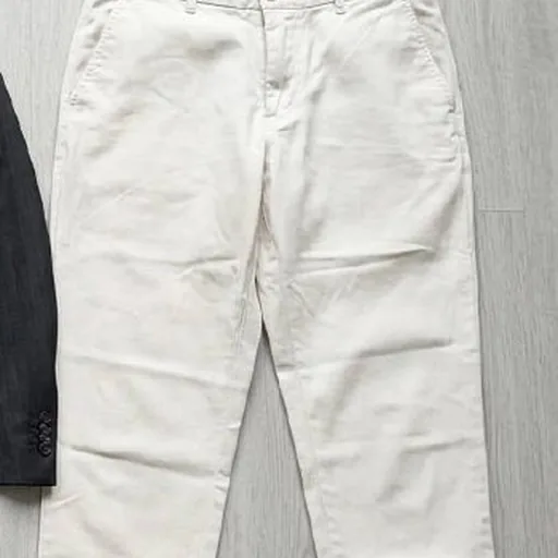Белые брюки чиносы Zara