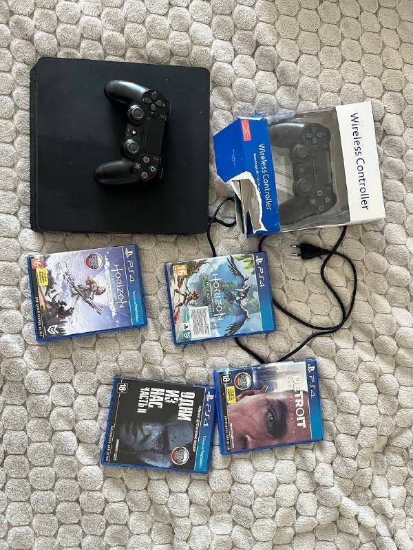 Ps4 slim, игры, второй геймпад