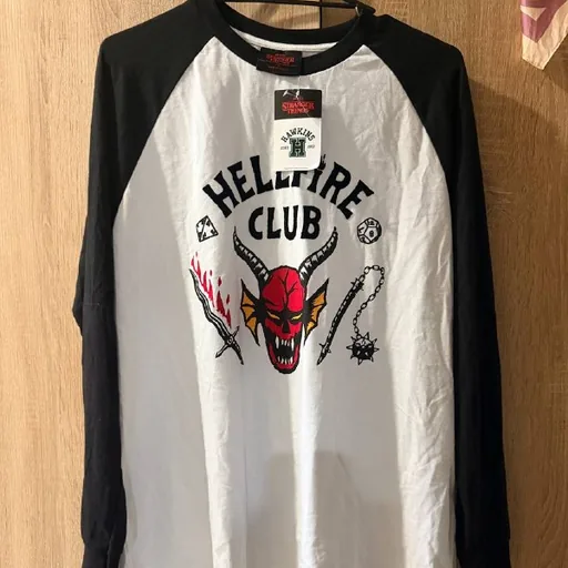 Primark Stranger Things Hellfire Club Long Sleeve Shirt