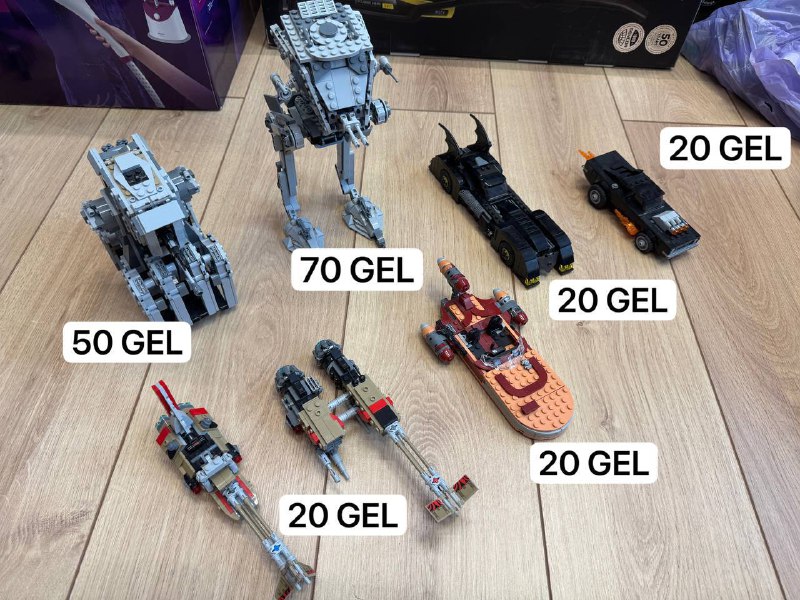 Оригинальный конструктор LEGO различных типов 3