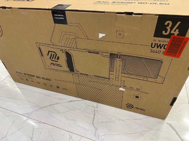 Монитор QD-OLED 34'' MSI MAG 341CQP 3
