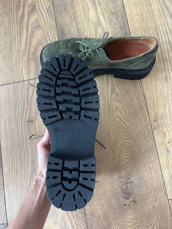 Замшевые лоферы на платформе Fabio Carboni размер 39 2