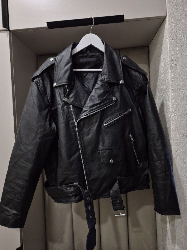 кожаная куртка, косуха, кожаные ботинки 2