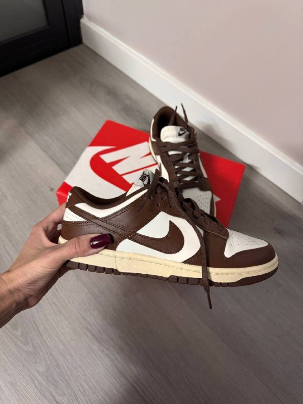 NIKE DUNK LOW Cacao Wow кроссовки женские 2