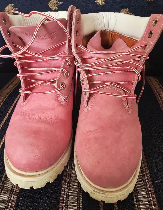 Ботинки Timberland розовые размер 40 2