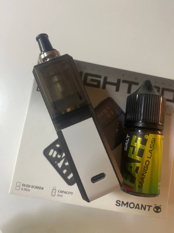 вейп Knight 80 с жижкой FAFF mango lassi 2
