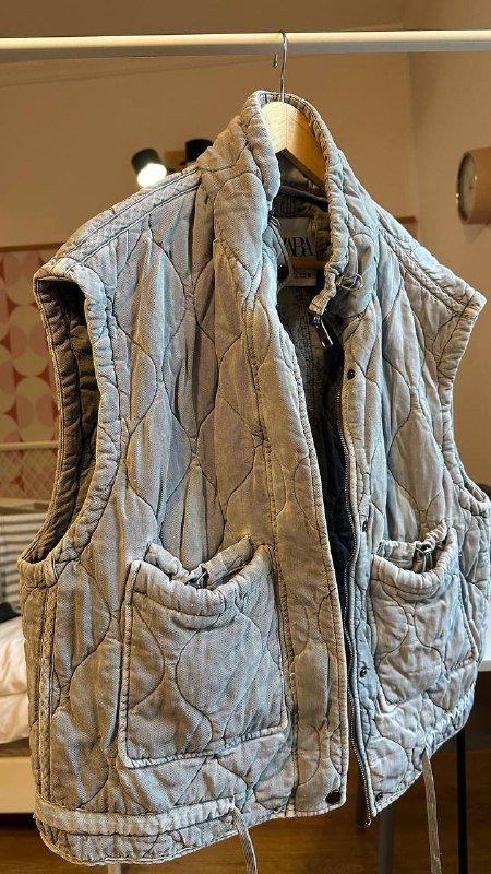 Жилетка ZARA серая, S