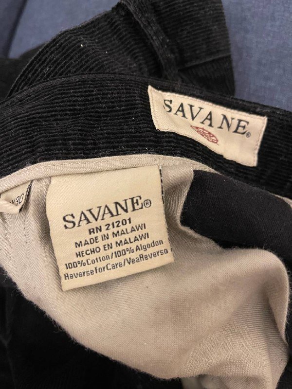 Мужские брюки кордовые черные большой размер 4