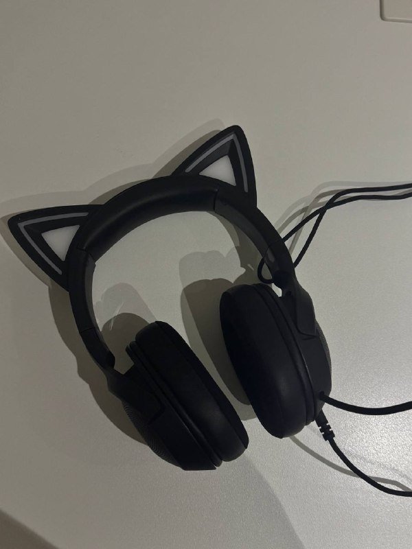 Razer Kraken Kitty Black игровые наушники с кошачьими ушками