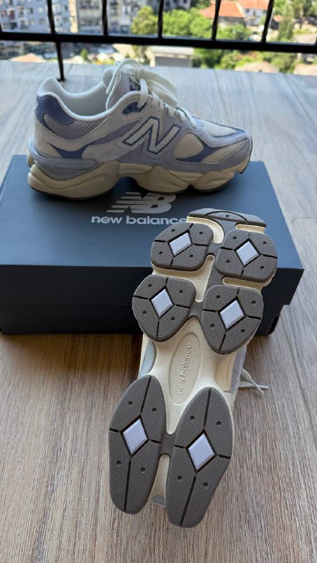New Balance 9060 Pearl Grey Men Shoes 4