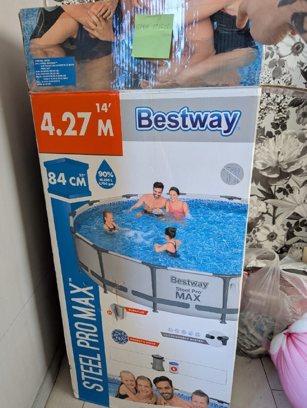 Бассейн Bestway Steel Pro Max комплект с насосом и химией 2