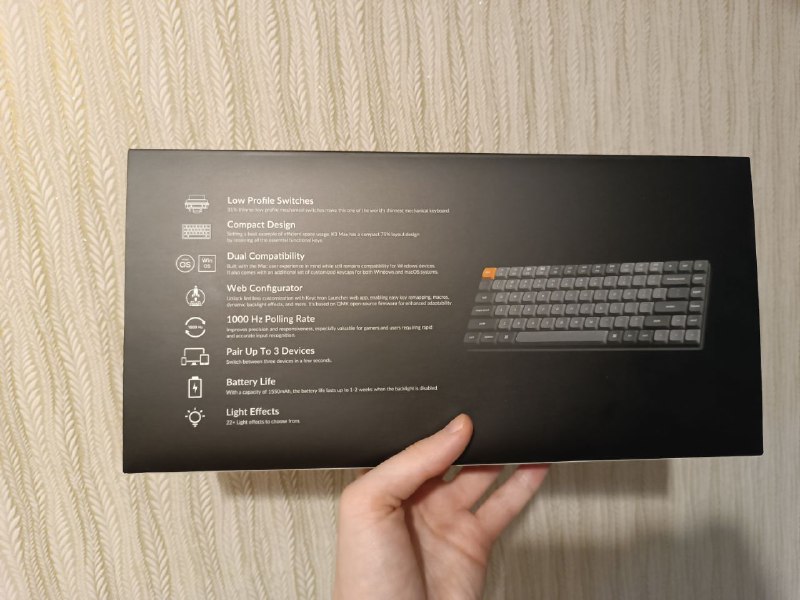 Keychron K3 MAX K3M-H3 K pro Brown клавиатура 4