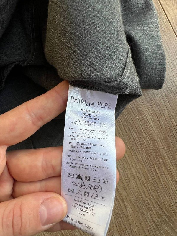 Деловое платье из верджинской шерсти Patrizia Pepe 42 XS-S 3