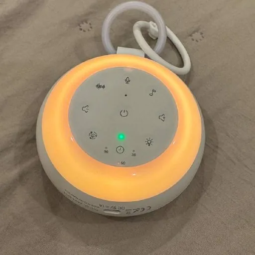 Night light with white noise and lullabies
