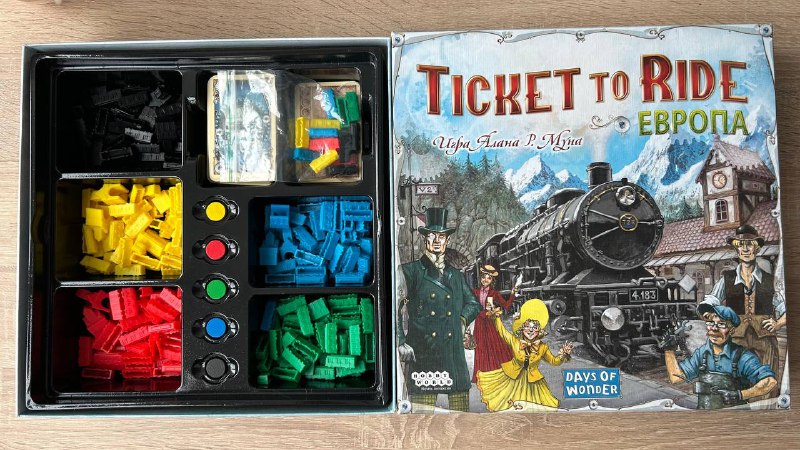 Настольная игра Ticket to Ride - Европа
