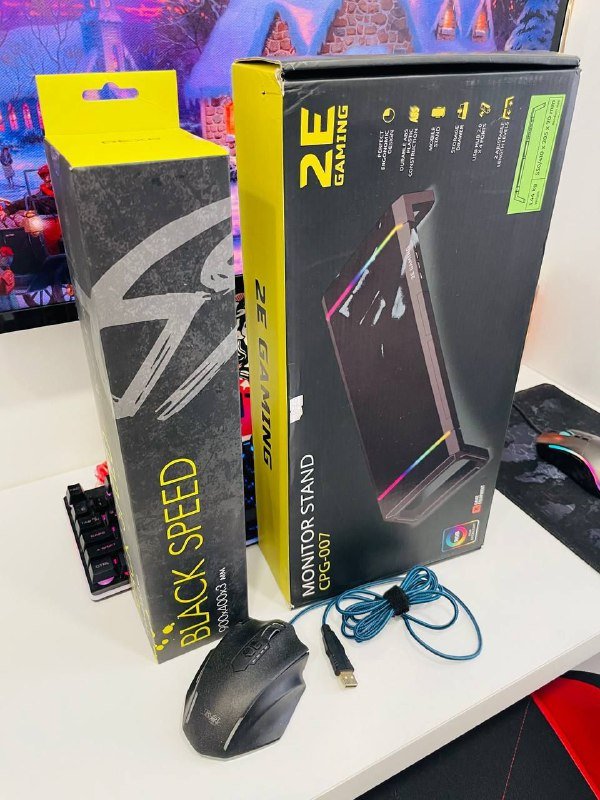 Monitor Stand, Коврик, Мышь GXT 155