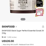 SKINFOOD Black Sugar Perfect Essential Scrub 2