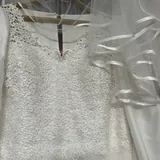 Свадебное платье, фата, венок 2
