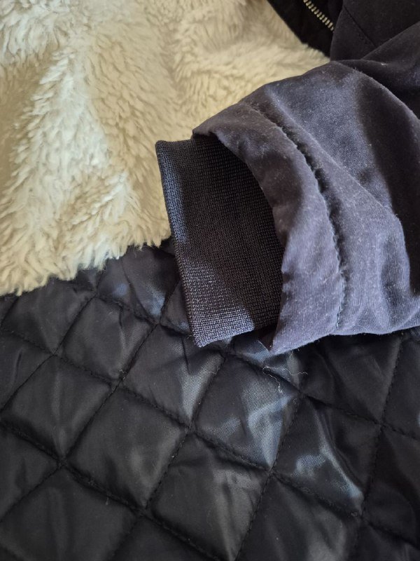 Парка H&M для девочки 6-8 лет темно-синяя 3